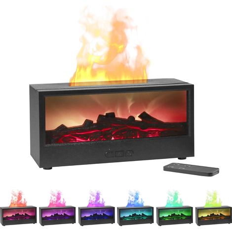 Difusor de aceites esenciales para el hogar - difusor de aire - color de la llama - vapor de agua - chimenea - calefacción - aromaterapia - aromaterapia en la habitación/dormitorio (1/5)
