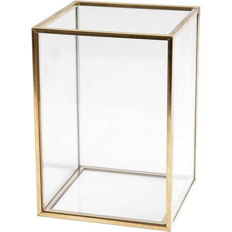 Pot Pour Pinceaux Maquillage Organisateur De Bureau Et Rangement Cosmetique Porte-Pinceaux Compact En 4.72 X 3.35 X 3.35 in Pour Maison Dortoir Et Coiffeuse (1/5)