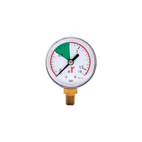 MANOMETRO PER GALLEGGIANTE AD ARIA  per contenitore inox    MAFFEI