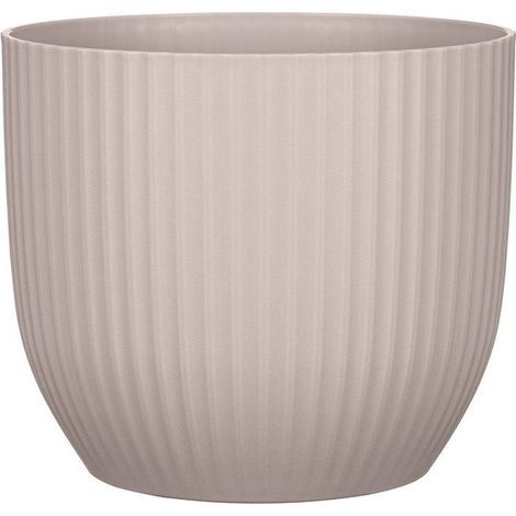 Pot de fleurs rond - DEROMA - 231 - 7 L - Ø 24 cm - Rose (1/3)