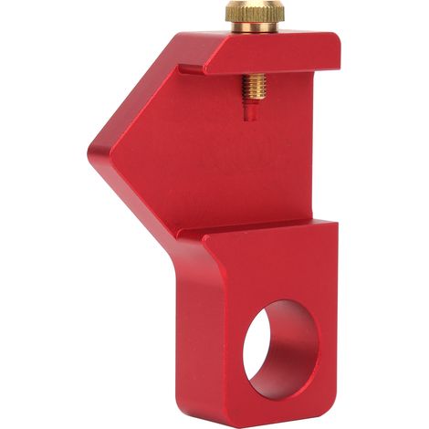 Règle de travail du bois, outil de positionnement, outil de traçage, butée, bloc de fixation à usage général (rouge) (1/5)