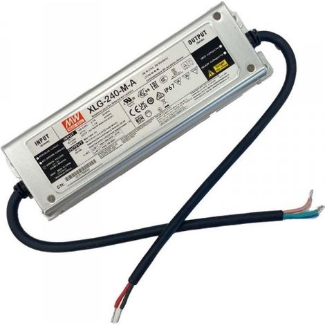 MW MEAN WELL XLG-240-M-A Led Driver Corrente Costante 1400mA 90-171V 240W IP67 Input 220V e 110V