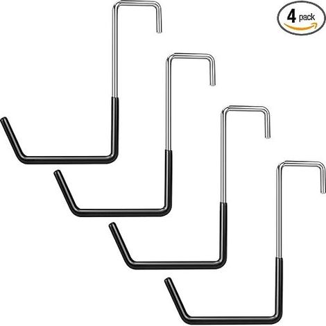 Filiyano-Crochets de plafond robustes, grands crochets de suspension de plafond recouverts de vinyle pour plantes suspendues, crochets de garage pour (1/5)
