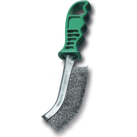 Brosse à main lessmann rof acier inox 260 mm