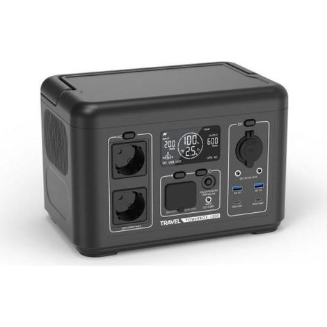 Estación de energía portátil Volt Polska TRAVEL POWERBOX 1200 (600W) 512Wh