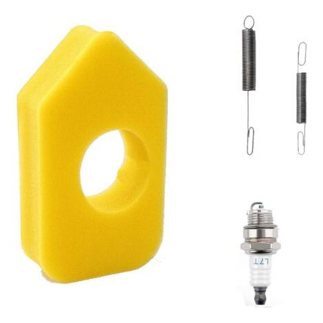 Recambio para cortacésped MTD: L7T bujías, muelles reguladores 692211 691859, filtro de espuma 698369, compatible con 490-200-0011 (1/5)