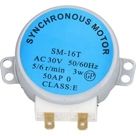 Moteur de plateau tournant pour four à micro-ondes SM 16T, moteur synchrone d'origine en aluminium et cuivre pour four à micro-ondes Galanz AC30V, moteur à disque en verre (1/5)