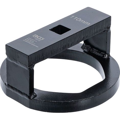 Chiave per dadi mozzo/cappucci retrotreno per assi BPW 110 mm (1/4)