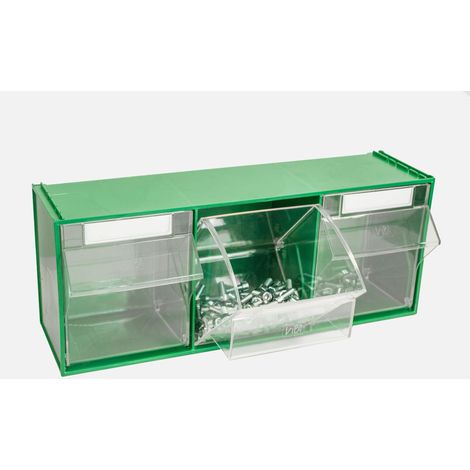 Vipa CASSETTIERA COMPONIBILE FOX 105 VERDE 3 cassetti mm. 600x214x240 h