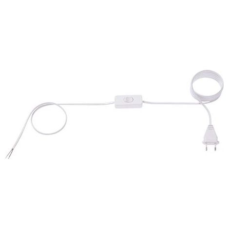 Bachmann 211.274 Cable de alimentación plano blanco 1,8 m