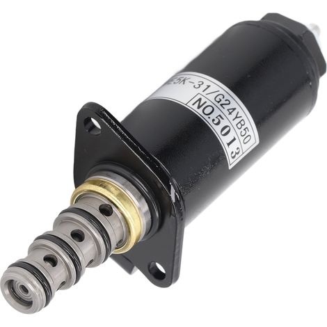 Magnetventil mit Drehfunktion, Gehäuse aus legiertem Stahl, Ersatz-Magnetventil für KOBELCO SK200 8, 250, 330, 350 8 Bagger (1/5)