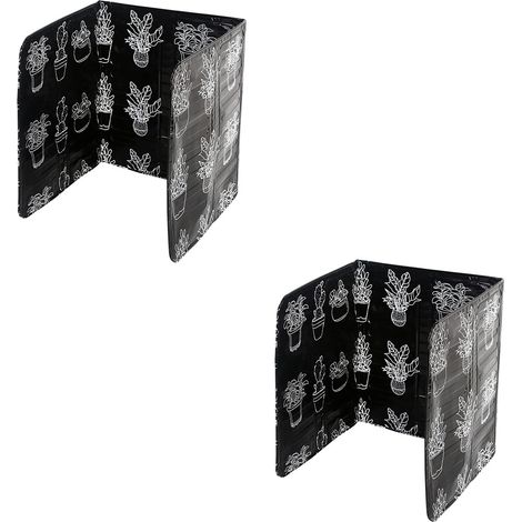Écran Anti-éclaboussures - Papier Aluminium - Pour Cuisinière Gaz Ou Électrique - 84 x 32,5 cm - 2 Pièces