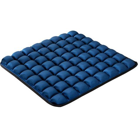 Coussin d'assise et dossier 3D anti-douleur pour soulager sciatique, coccyx et dos - Siège ergonomique pour fauteuil de bureau, voiture et fauteuil roulant