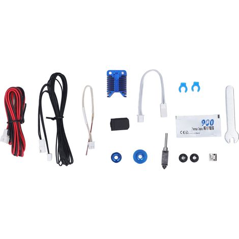 Lot de manchon silicone et bloc chauffant thermistor pour tête d'extrudeuse d'imprimante 3D CR10 CR-10S (1/5)