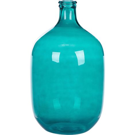 Dekovase SAMOSA Glas 48 cm Türkis (1/5)