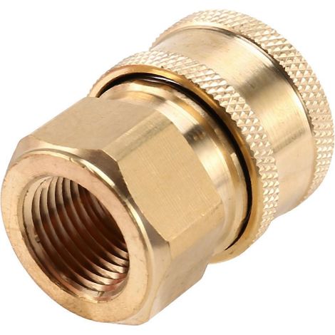 Buse aval pour nettoyeur haute pression, kit de buse pour nettoyeur haute pression, distributeur de savon, raccord rapide 3/8 pouce, 4000 PSI (1/5)