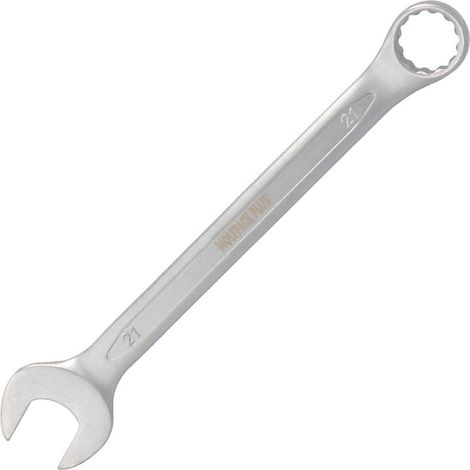 llave combinada plus 21x21 acero cromo vanadio din 3113. llave doble boca, llave fija, llave estrella (1/3)