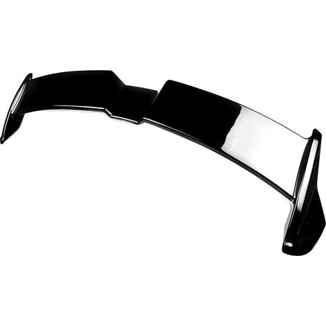 Spoiler de techo, fácil instalación, material duradero, negro brillante. (1/2)