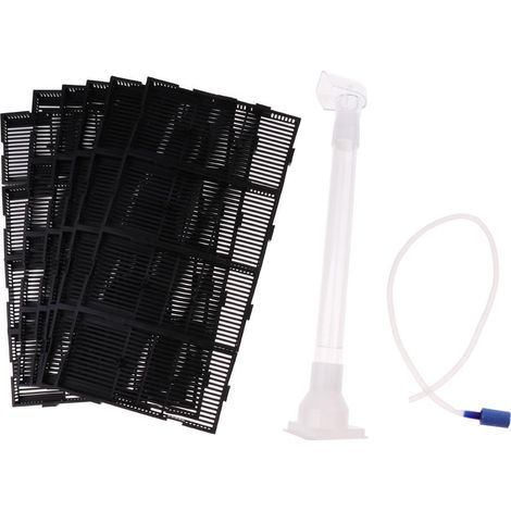 Réservoir de poissons d'aquarium sous le filtre de gravier de panneau de plaque d'air tube rs-24p (1/5)