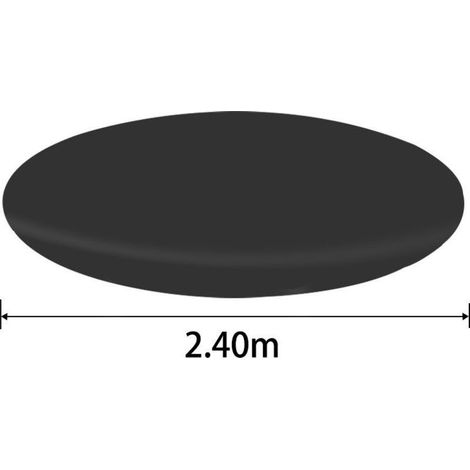 Housse de protection rapide pour piscine gonflable ronde (diamètre 457 cm), étanche et anti-salissures, usage toute l’année, facile à installer et retirer (1/5)