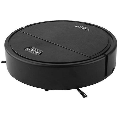 Aspirateur robot 3 en 1, pour poils d'animaux, sols durs et moquettes - Noir (1/5)
