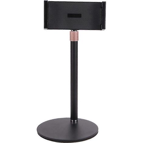 Support de bureau pour tablette verticale jusqu'à 25 cm, noir. (1/5)