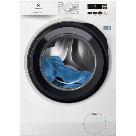 Lave-linge frontal 8kg 1400 tours/min blanc - Electrolux - EW6FI6834BA (1/5)