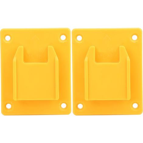 2pcs M18 Power Tool Machine Milwaukee, Support de Perceuse Support Support de Perceuse électrique pour Perceuse électrique Accessoire Matériel Pièces (Jaune) (1/5)