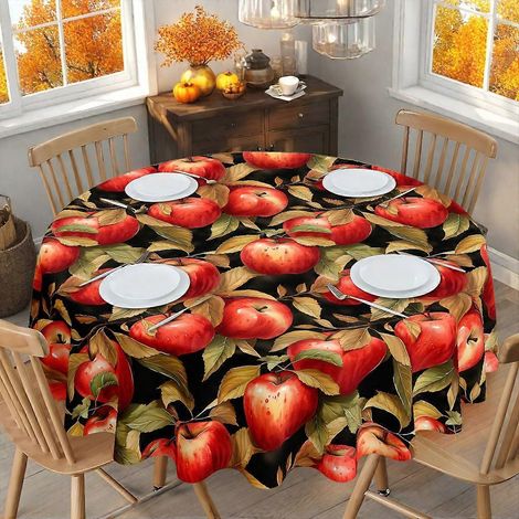 Nappe imprimée en tissu pour Thanksgiving, ambiance festive garantie Nappe rectangulaire 548, 152 x 305 cm. (1/3)