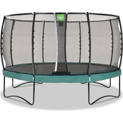 EXIT Allure Premium Trampolin ø427cm - grün