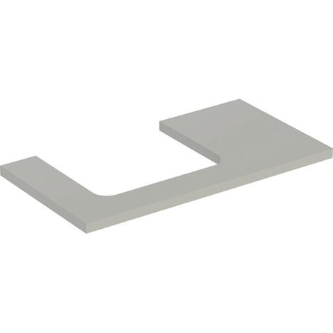 Geberit ONE Plaque de lavabo, découpe à gauche, pour lavabo à (1/2)