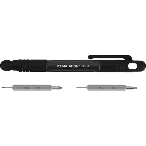 Matador Schraubwerkzeuge Officina e meccanica Cacciavite con punta reversibile Dimensione (Cacciavite) PH 00, PH 0 (1/4)