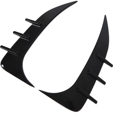 Paar glänzend schwarze Heckstoßstangen-Seitendiffusoren, stilvolle Spoiler-Lufteinlässe für 2er F44 Gran Coupé M Sport (2er-Set) (1/5)