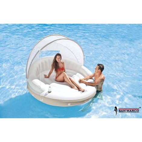 Isola galleggiante gonfiabile Intex circolare (1/2)