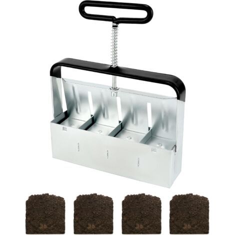 5cm Presse Motte pour semis, Outil de Blocage de Terre, Confortable pour Planter, Transplanter, Serre (1/5)