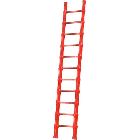 Mini échelle miniature décorative, accessoire pour maison de poupée, jardin féérique, chambre, bureau, étagère-Red 11 Step