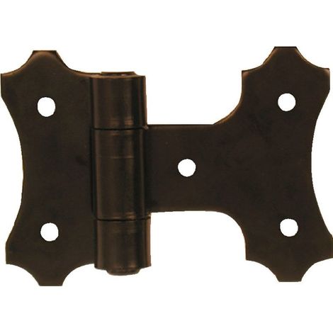 Charnière Forte Acier Prépeint, H.130 X L.95 X P.21 Mm (1/3)