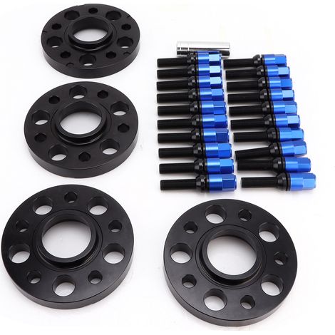 Kit 4 Entretoises de Roue 20mm Compatible Série 3 G20 318d 320d 320i 330d 330i 2019-2020 Bleu (1/5)