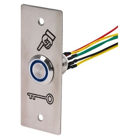 Sewosy – Bouton d'arrêt d'urgence composable 19 mm NO+NC – Inox – Bornier à vis – Plaque braille – Pour espaces confinés (1/3)