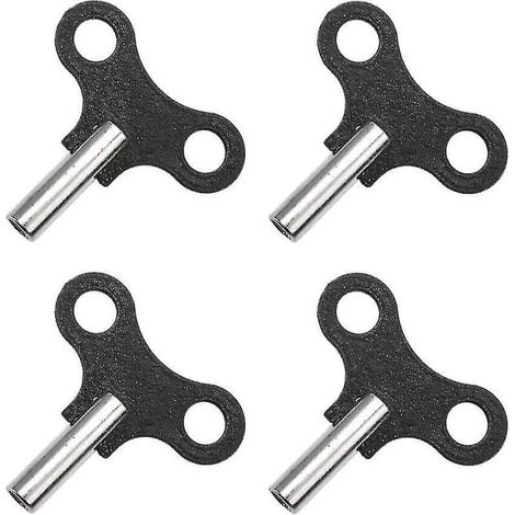 Aufziehschlüssel für mechanische Uhren. Universeller Uhrenaufziehschlüssel (schwarz) (4 Stück) A (1/5)