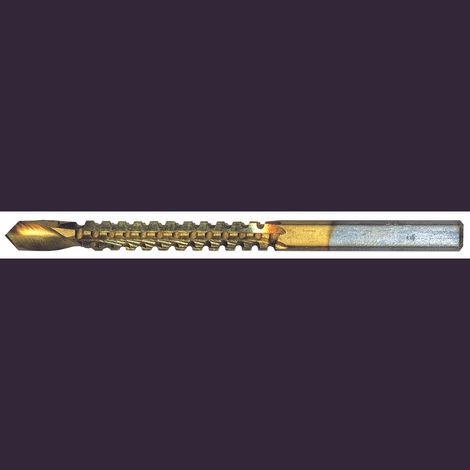 C.K T3193T HSS Metall-Fräsbohrer 6 mm TiN Zylinderschaft 2 St.