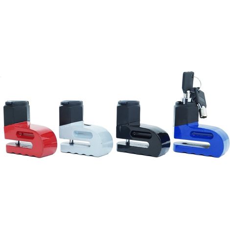 TrAdE Shop Traesio - Antifurto Bloccadisco Catenaccio Blocca Disco Per Moto Scooter Bici Lucchetto - (1/4)