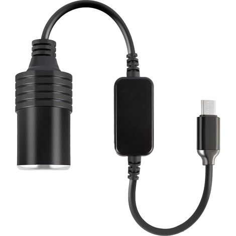 Câble adaptateur USB-C vers allume-cigare 12V voiture - Charge rapide pour appareils USB-C (1/5)