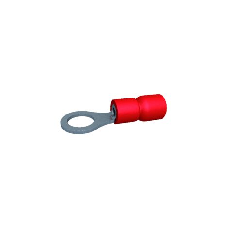 cosses rondes trou de 6 rouge - boite de 100