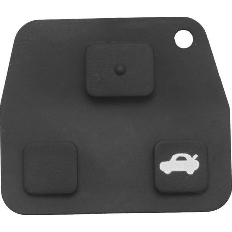 Kit de réparation pour clé à 3 boutons, étui, bouton et coussinet en caoutchouc pour -- (1/5)