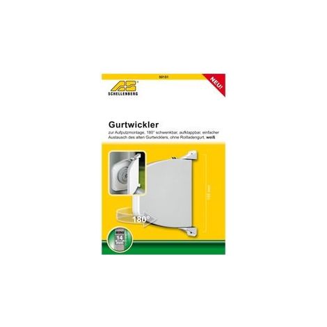 SCHELLENBERG Aufschraubwickler Aufklappbar Mini Weiß (1/5)