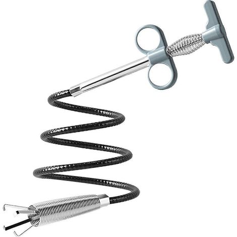 Outil de débouchage de canalisations flexible à ressort pour le nettoyage des égouts de la maison, de la cuisine et de la salle de bain - yujia - yujia (1/5)