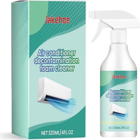 Mousse nettoyante décontaminante pour climatiseurs, spray désinfectant en mousse pour climatiseurs, agent nettoyant pour climatiseurs hautement efficace, climatiseur fiable (1/4)
