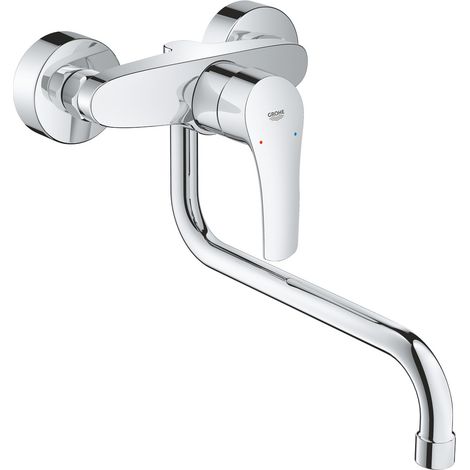 EUROSMART Mezclador monomando de fregadero, Cromo (32224003) (1/4)
