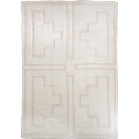 Tapis salon CALISTA en laine Fait main Care&Fair Crème - 160x230 (1/5)